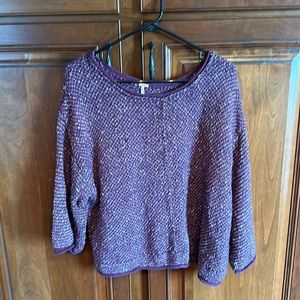 Cropped free people sweater